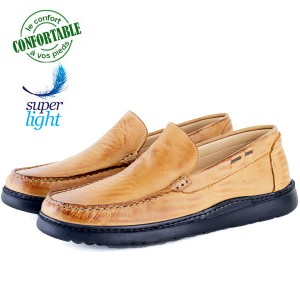 Mocassin Pour Homme Confortable 100% Cuir nubuck  KW-030T