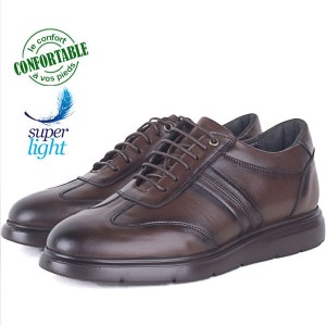 Chaussures homme en cuir véritable – légères, souples et ultra confortables 032M