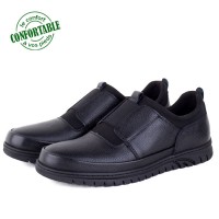 Chaussures Médicales pour Homme 100% Cuir EXTRA Confortable XM-906N