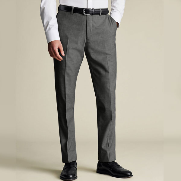 Pantalon Costume Gris Homme