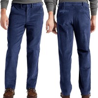 Pantalon Velours pour Homme Bleu marine PV002