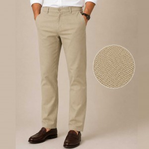 Pantalon Homme Coton Piqué – Coupe Classique Premium B1305