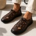 Sandales Homme en Cuir Marron – Semelle Ultra Légère EVA Confort Premium Sandales Homme en Cuir Marron – Semelle Ultra Légère EVA Confort Premium