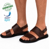 Sandales Homme Cuir Confort – Légères 026N