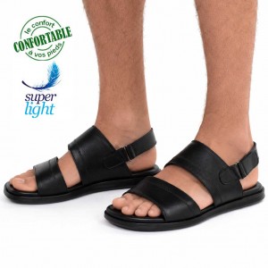 Sandales Homme Cuir Confort – Légères 026N