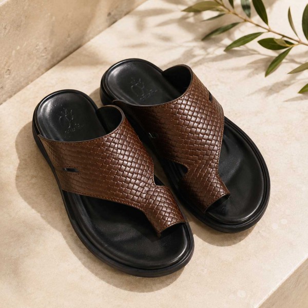 Sandales Homme Confort en Cuir – Ultra Légère 028M