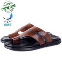 Sandales Homme Confort en Cuir – Ultra Légère 028T