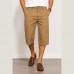 Bermuda Homme Long Coupe Classique en Coton Léger K0406