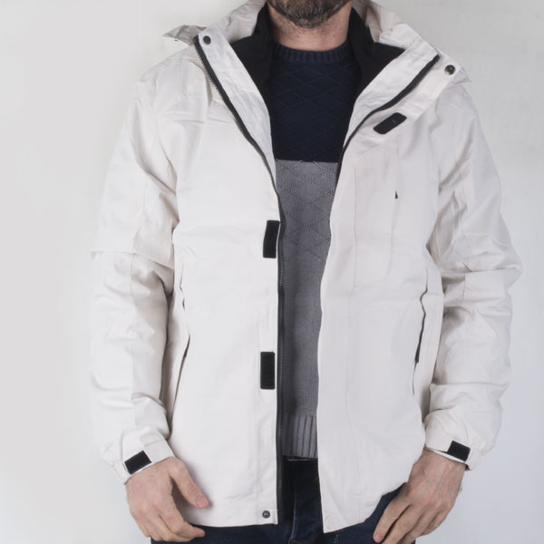 Veste Homme 2-en-1 avec Polaire Intérieure – Beige 1700