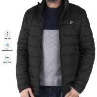 Veste Homme Matelassée Chic & Imperméable Noir 5500