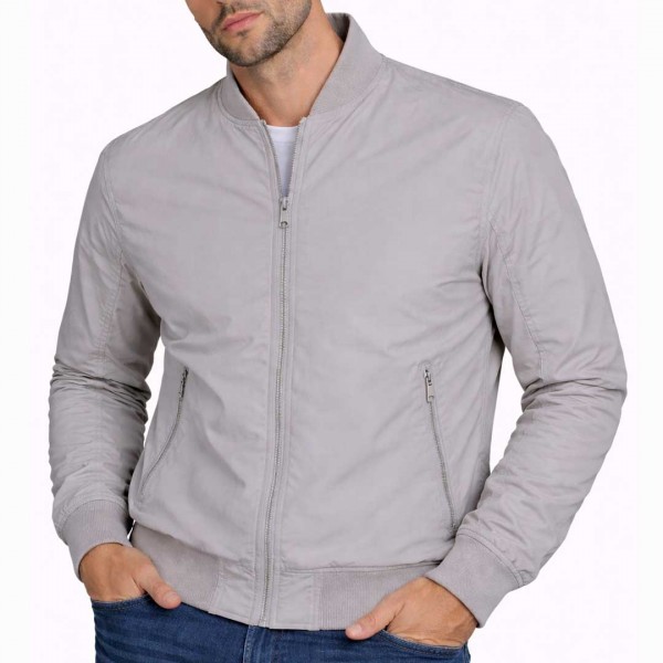 Veste Bomber Homme Zippée – Style Moderne 17426G