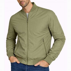 Veste Bomber Homme Zippée – Style Moderne 17426K