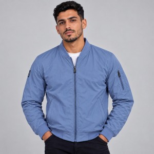 Blouson Homme Léger Bleu Ciel – Chic & Confortable 0927C
