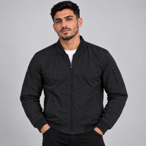 Blouson Homme Léger Noir – Chic & Confortable 0927N