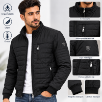 Veste Homme Matelassée – Chaude et Imperméable  – KH05N