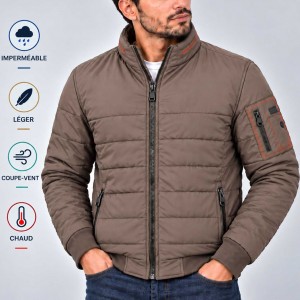 Blouson Homme Hiver Matelassé – Doublure Chaude B2309T