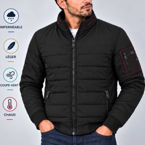 Blouson Homme Hiver Matelassé – Doublure Chaude B2309N