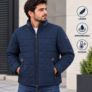 Blouson Homme Bleu Marine – Confort et chaleur 238M