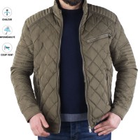 Blouson matelassé Lt Coffee pour homme - Style et confort 88139