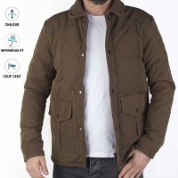 Blouson Homme Marron Élégant et Confortable – Style Intemporel | Orjani