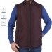 Gilet sans manches pour homme imperméable Bordeaux – 1025