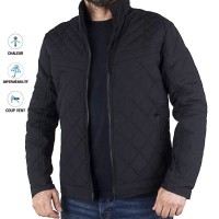 Blouson matelassé Noir pour homme - Style et confort