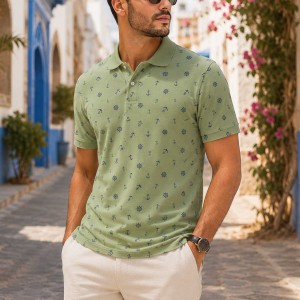 Polo Homme Premium – Douceur & Style Méditerranéen 1205V