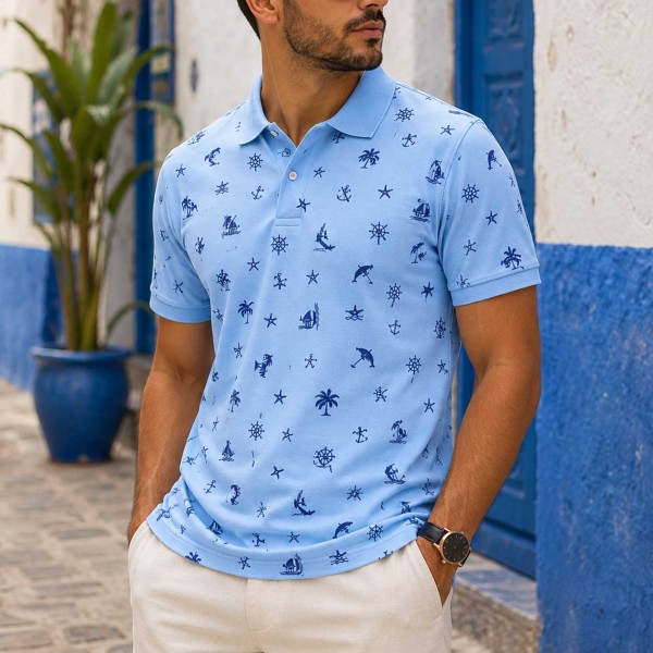 Polo Casual Homme – Élégant, Léger et Moderne 1205C Polo Casual Homme – Élégant, Léger et Moderne 1205C