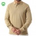 Polo Manches Longues pour Homme - Coton Piqué Beige
