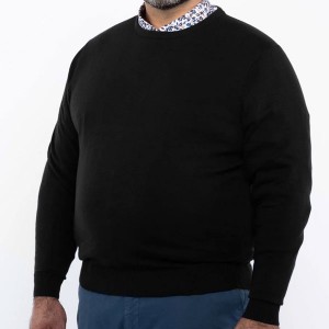 Pull à Col V Grand Taille pour Homme en Coton  LC03