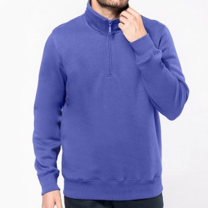 Sweat homme col zippé – Confort et style décontracté 3112