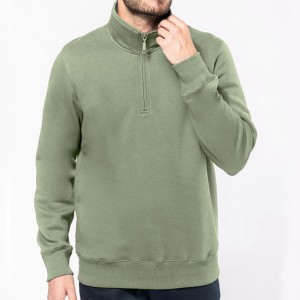 Sweat homme col zippé – Confort et style décontracté 3113