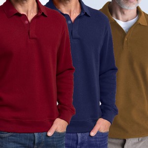 Polo épais Hiver pour Homme en Coton P08