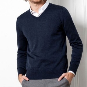 Pull Col V Pour Homme Très Doux TR50