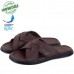 Sandales Pour Homme Très Confortable 100% cuir Marron 441M