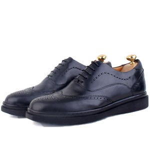 Chaussures Classiques Pour Homme en Cuir Noir - Semelle Extra-light 1487N