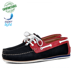 Mocassins Pour Homme Confortables 100% Cuir KW-010WNR