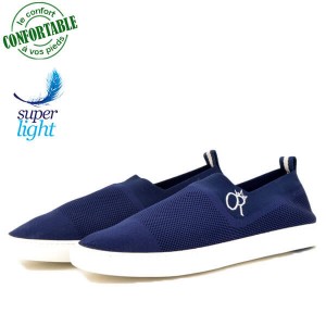 Ballerine Pour Homme Confortable - Bleu KW-BL2