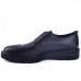 Chaussures extra confortable en cuir noir HM-075N