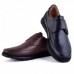 Chaussures Médicales 100% Cuir EXTRA Confortable marron KW-318MN