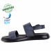 Sandales  confortables 100% cuir Bleu KW-008B