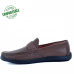 Chaussures Médicales confortables 100% cuir Marron KW-033M