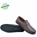 Chaussures Médicales confortables 100% cuir Marron KW-033M