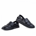 Sandales Très Chic Pour Enfants extra confortable en cuir Noir  KW-341EN