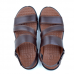 Sandales  Pour Homme Confortable 100% cuir Marron  LO-038M