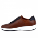 Baskets Pour Homme 100% Cuir EXTRA Confortable Tabac LO-766T