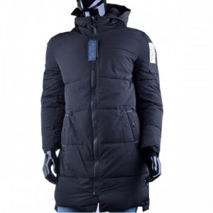 Parka longue avec capuche  noir pour Homme 7-17