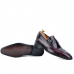 Chaussures Classiques Pour Homme en Cuir Démasquable Bordeaux AG-1006B