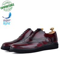 Chaussures Classiques en Cuir Démasquable - Semelle Extra-light AG-1132B