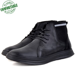 Boots confortables Pour Homme 100% cuir Nubuck KW-760NW